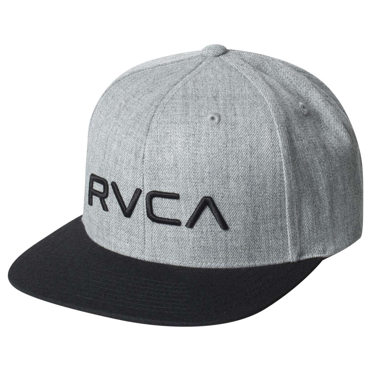 RVCA Twill Snapback Cap Grey  