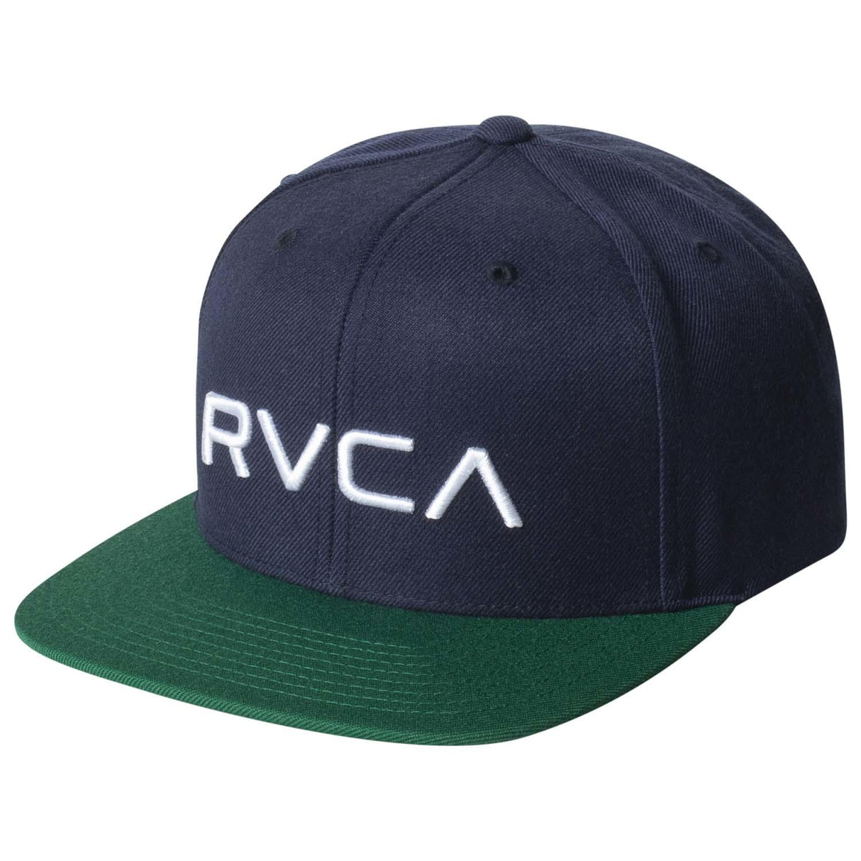 RVCA Twill Snapback Cap Blue  