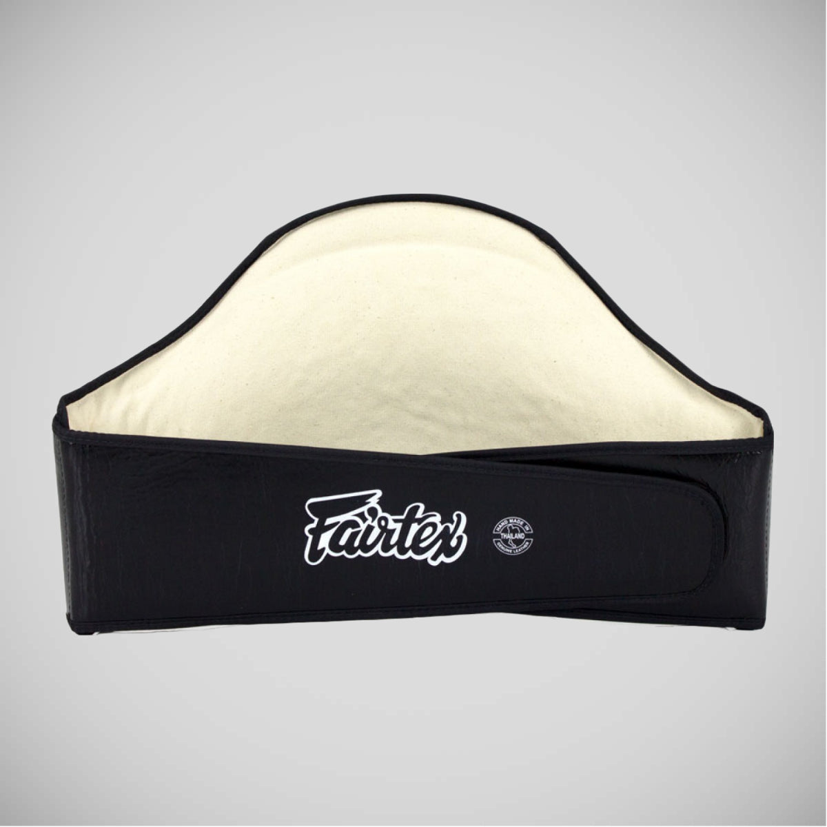 Black Fairtex BPV1 Leather Belly Pad   