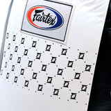 Black Fairtex BPV1 Leather Belly Pad   