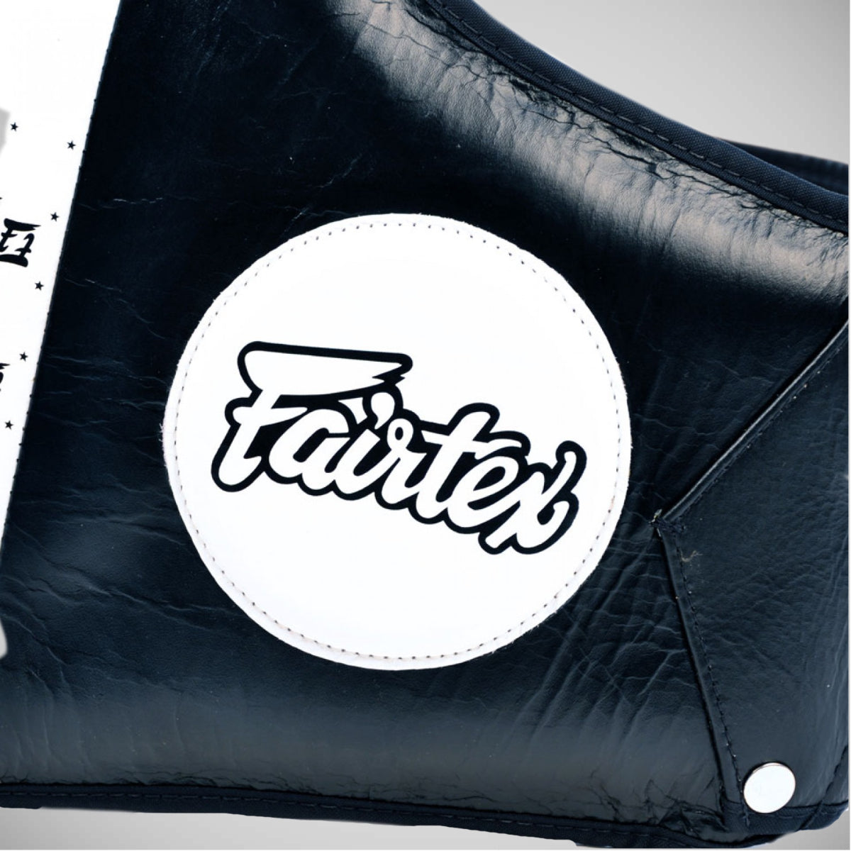 Black Fairtex BPV1 Leather Belly Pad   