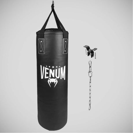 Black/White Venum Origins Heavy Punch Bag Kit   