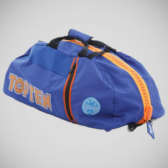 Blue/Orange Top Ten WAKO Convertible Sports Bag-Backpack   