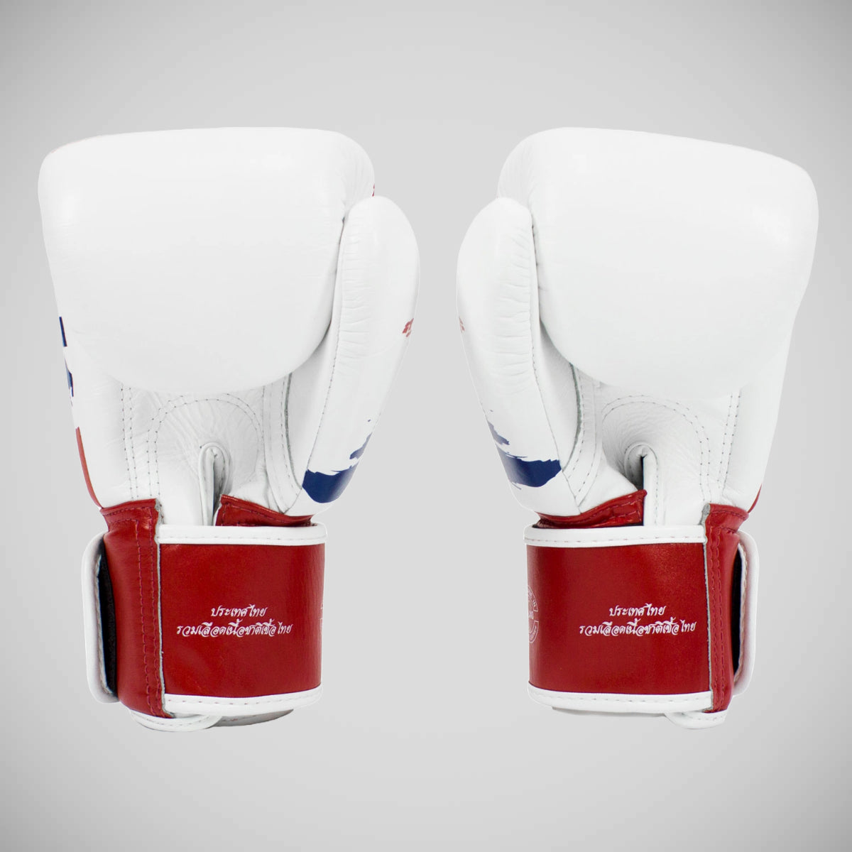 Fairtex BGV1 Thai Pride Boxing Gloves White