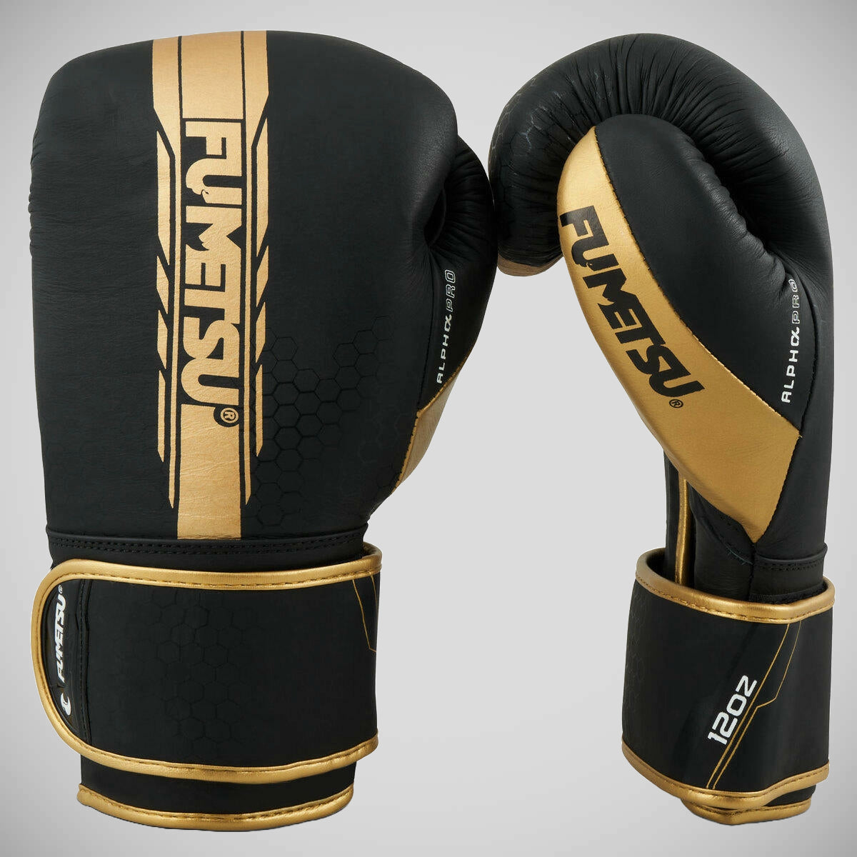 Fumetsu Alpha Pro Boxing Gloves Black/Gold