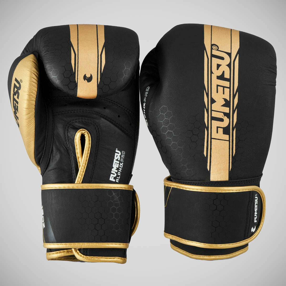 Fumetsu Alpha Pro Boxing Gloves Black/Gold