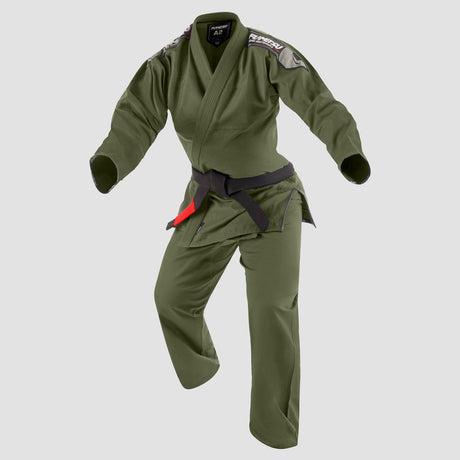 Khaki Fumetsu Shield MK2 Womens BJJ Gi   