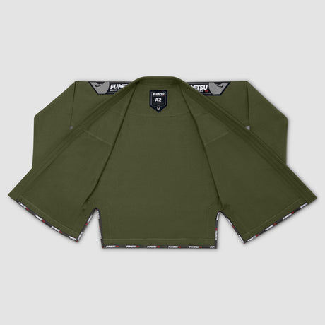 Khaki Fumetsu Shield MK2 Kids BJJ Gi   