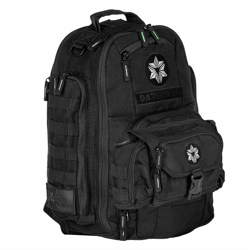 Black Datsusara Hemp 45L Battlepack Core Backpack   