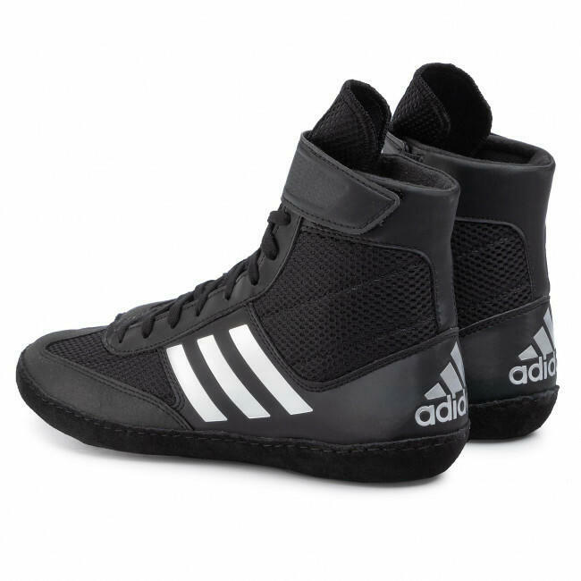 Black Adidas Combat Speed 5 Wrestling Boots   