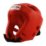 Red Top Ten Fight Head Guard   