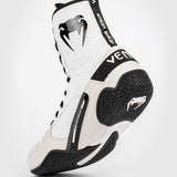 White/Black Venum Elite Boxing Boots   