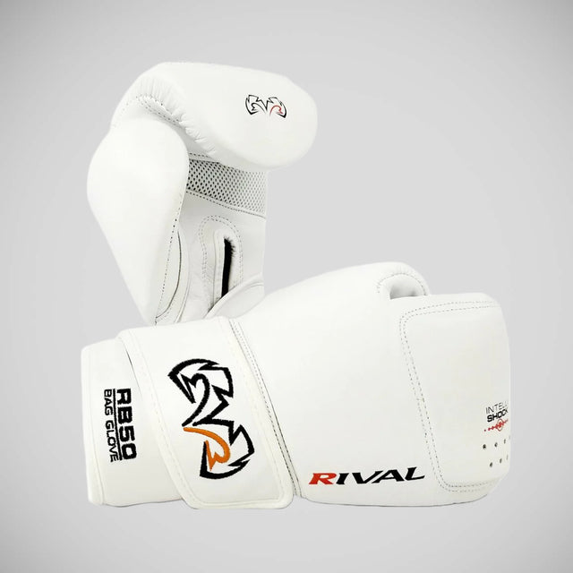 White Rival RB50 Intelli-shock Compact Bag Gloves   