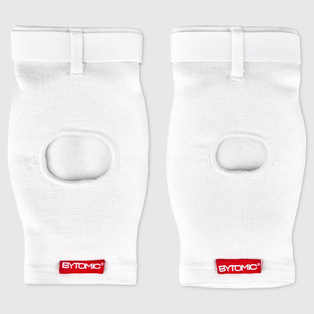 White/Black Bytomic Red Label Elasticated Elbow Guard   