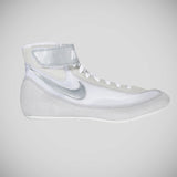 White/Silver Nike Speedsweep VII Wrestling Boots   